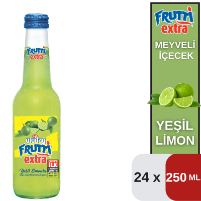 Uludağ 250 ML Frut.Ext.Yeşil Limon Koli 24 lü - 1
