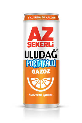 Uludağ 330 ml Az Şekerli Portakallı Gazoz Tnk Koli 12 li - 1